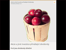 Tablet Screenshot of dividendoveakcie.webnode.cz