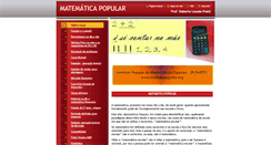 Desktop Screenshot of matematicapopular.webnode.com