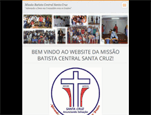 Tablet Screenshot of missaobatistacentralsantacruz.webnode.com.br