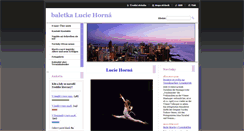 Desktop Screenshot of luciehorna.webnode.cz