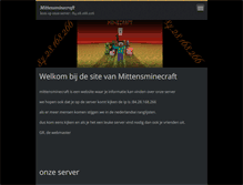 Tablet Screenshot of mittensminecraft.webnode.nl