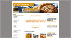 Desktop Screenshot of maminciny-dobroty.webnode.cz