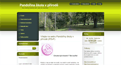 Desktop Screenshot of pandorinaskola.webnode.cz