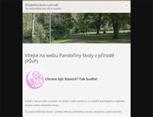 Tablet Screenshot of pandorinaskola.webnode.cz