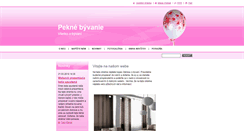 Desktop Screenshot of peknebyvanie.webnode.sk