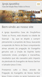 Mobile Screenshot of missaocasadeoracao.webnode.com.br