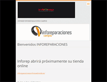 Tablet Screenshot of inforeparaciones.webnode.com