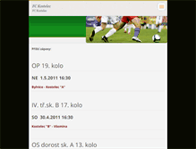 Tablet Screenshot of fckostelec.webnode.cz