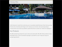 Tablet Screenshot of mommys-place.webnode.com