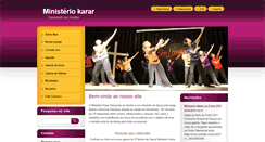 Desktop Screenshot of ministeriokarar.webnode.com.br