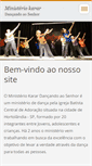 Mobile Screenshot of ministeriokarar.webnode.com.br