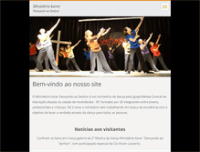 Tablet Screenshot of ministeriokarar.webnode.com.br