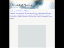 Tablet Screenshot of csch-zo-ladna.webnode.cz