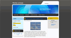 Desktop Screenshot of mentescuriosas.webnode.com.br