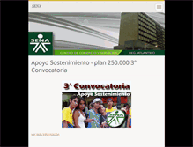 Tablet Screenshot of centrodecomercioyserviciosatlco.webnode.com