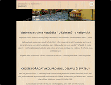 Tablet Screenshot of hospudka-hanovice.webnode.cz