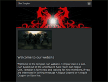 Tablet Screenshot of clanoftemplar.webnode.com