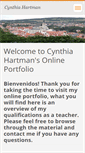Mobile Screenshot of cynthiahartman.webnode.com