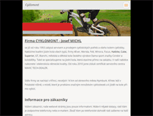 Tablet Screenshot of cyklomont.webnode.cz