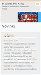 Mobile Screenshot of fcspartabrno-r1999.webnode.cz