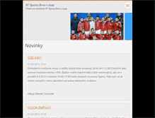 Tablet Screenshot of fcspartabrno-r1999.webnode.cz