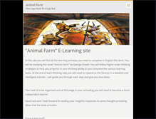 Tablet Screenshot of orwellsanimalfarm.webnode.com