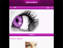 Tablet Screenshot of opticaideal.webnode.es