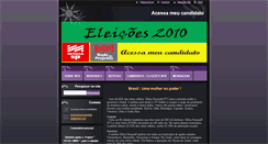 Desktop Screenshot of acessameucandidato.webnode.com.br