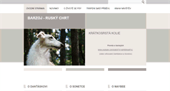 Desktop Screenshot of barzoj-ruskychrt.webnode.cz