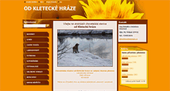 Desktop Screenshot of kleteckahraz.webnode.cz