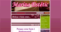 Desktop Screenshot of marizaestetics.webnode.com.br