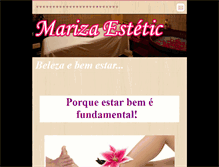 Tablet Screenshot of marizaestetics.webnode.com.br