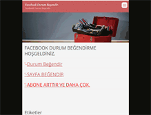 Tablet Screenshot of fbdurumbegendir.webnode.com