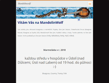 Tablet Screenshot of mandolinwolf.webnode.cz