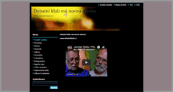 Desktop Screenshot of debatniklub.webnode.cz