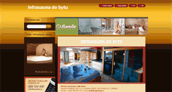 Desktop Screenshot of infrasaunadobytu.webnode.cz
