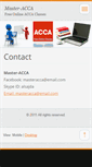 Mobile Screenshot of masteracca.webnode.com
