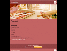 Tablet Screenshot of jurgoscakes.webnode.com