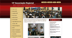 Desktop Screenshot of 13associacao.webnode.com.br