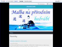 Tablet Screenshot of hedvabisilvie.webnode.cz