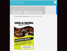 Tablet Screenshot of guianoroestepr.webnode.com