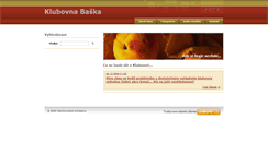 Desktop Screenshot of klubovnabaska.webnode.cz