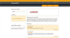 Desktop Screenshot of espagnol.webnode.fr