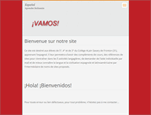 Tablet Screenshot of espagnol.webnode.fr