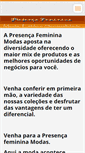 Mobile Screenshot of presencafeminina.webnode.com.br