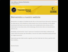 Tablet Screenshot of luisjimenez.webnode.com