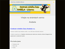 Tablet Screenshot of centrum-arabela.webnode.cz