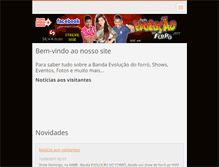 Tablet Screenshot of evolucaodoforro.webnode.com.br