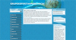 Desktop Screenshot of grupoespiritaamoremacao.webnode.com.br