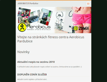 Tablet Screenshot of aerobicus.webnode.cz